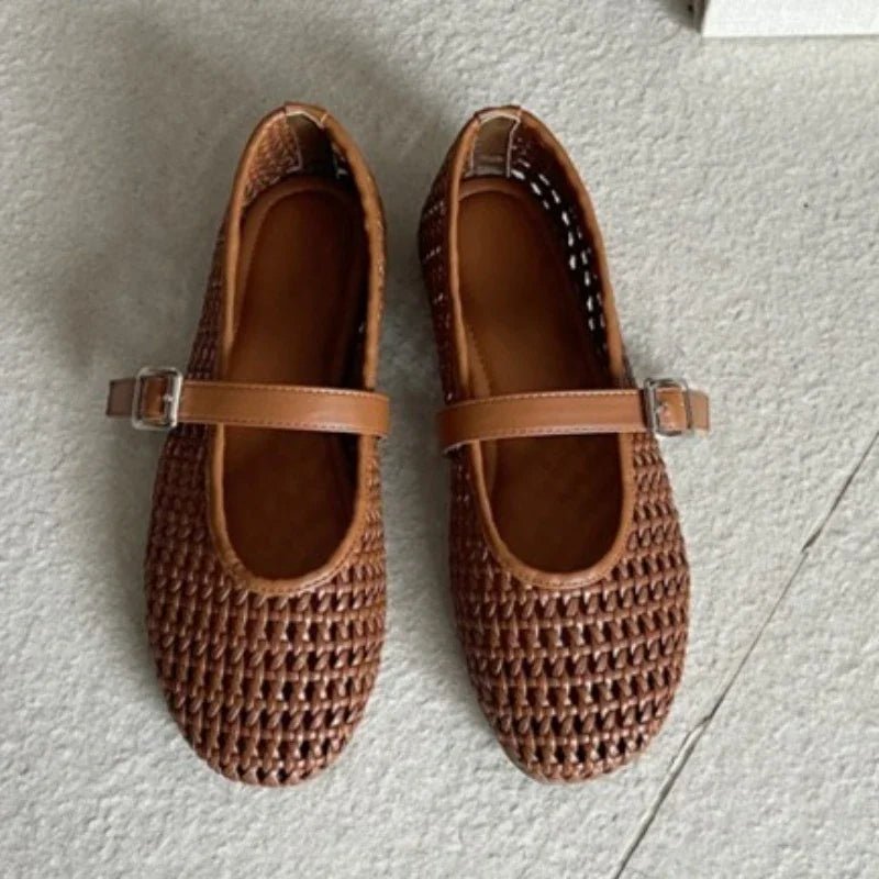 Emilia Mesh Ballet Flat - Women's Fashion Footwear