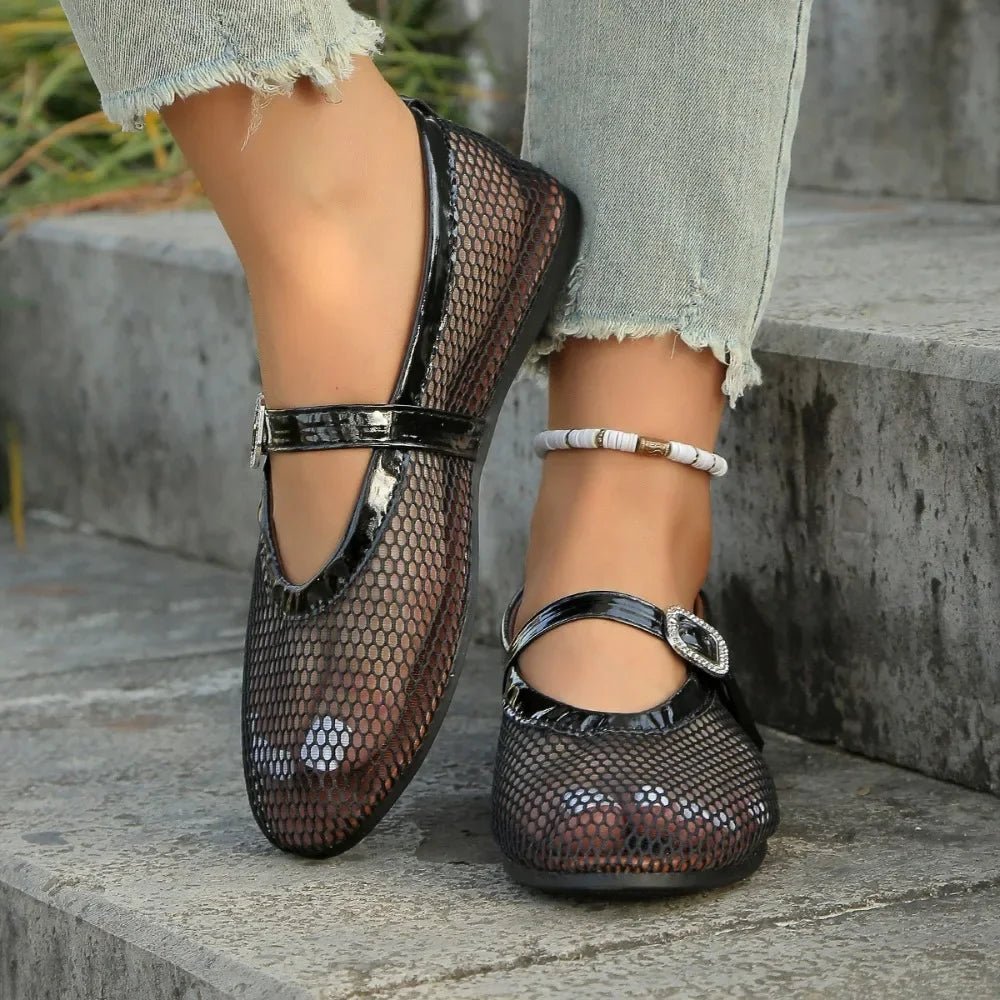 Alice Round-Toe Ballet Flats - Women's Fashion Footwear