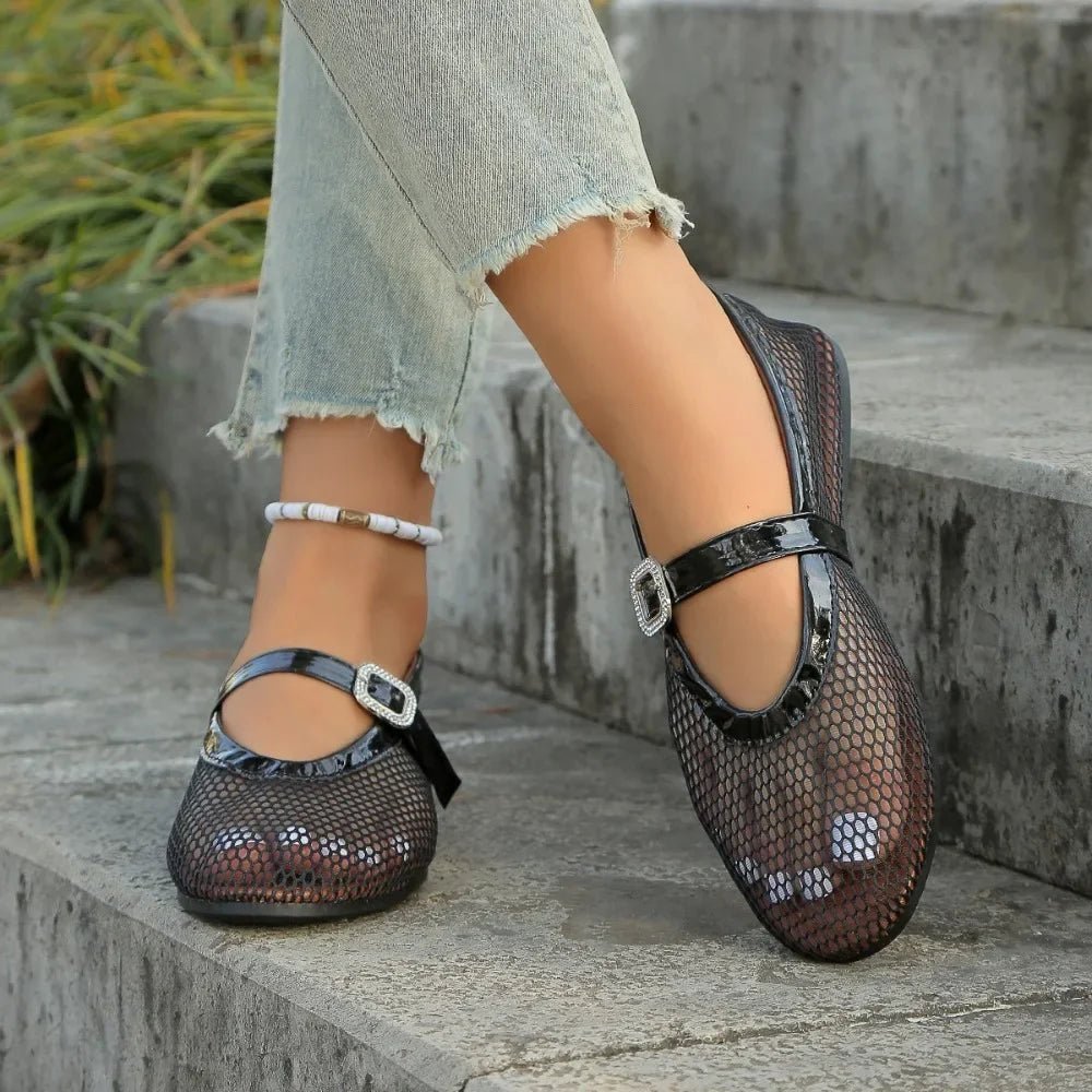 Alice Round-Toe Ballet Flats - Women's Fashion Footwear - Image 3