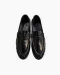 Fiona Faux Leather Slip-On Loafers - Women's Fashion Footwear - Image 2