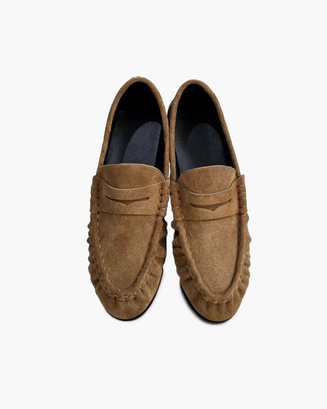 Fiona Faux Leather Slip-On Loafers - Women's Fashion Footwear - Image 5