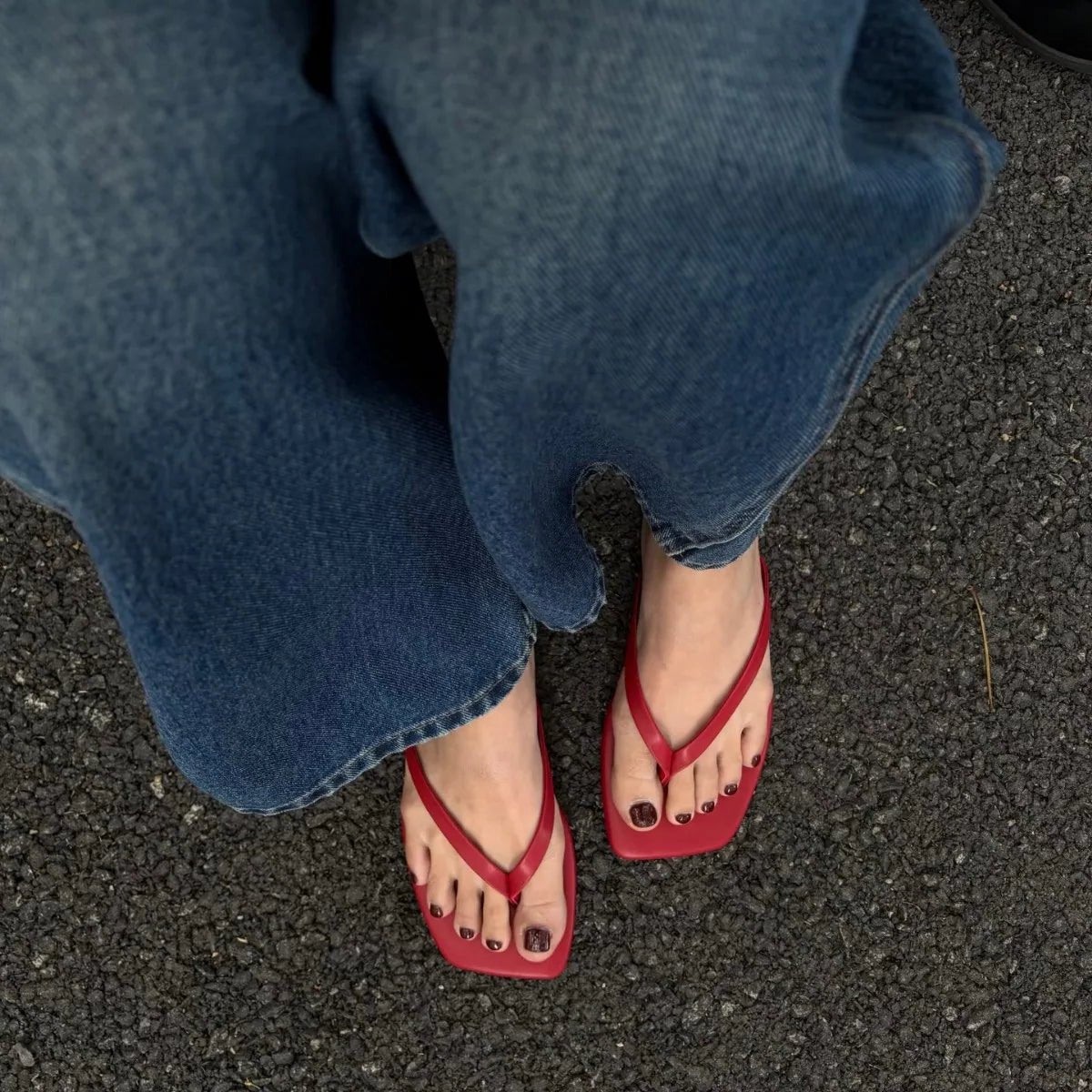Fiona Square-Toe Beach Sandal - Women's Fashion Footwear - Image 4