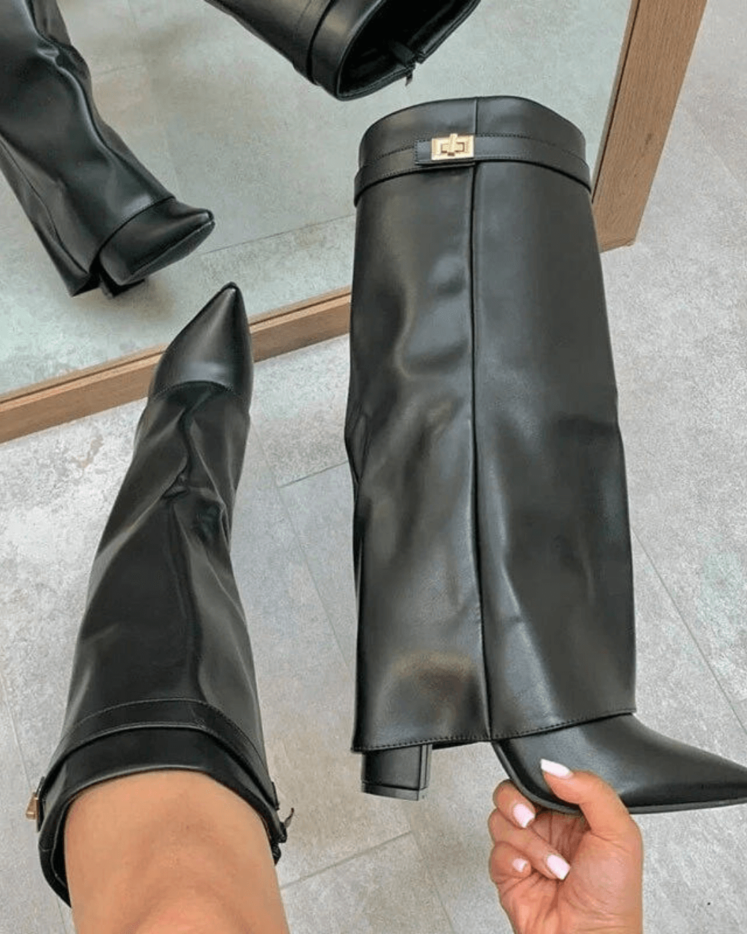 Kyla Suede Boots - Women's Fashion Footwear - Image 9