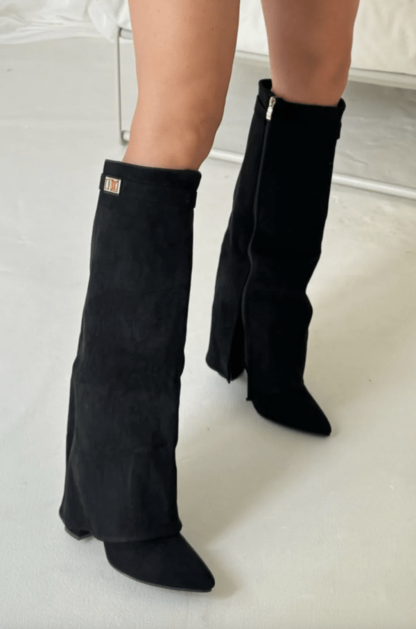 Kyla Suede Boots - Women's Fashion Footwear - Image 5