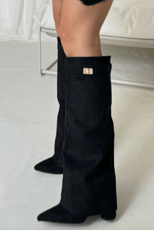 Kyla Suede Boots - Women's Fashion Footwear - Image 6
