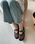 Laurette Buckled Ballet Flat Shoes - Women's Fashion Footwear - Image 2