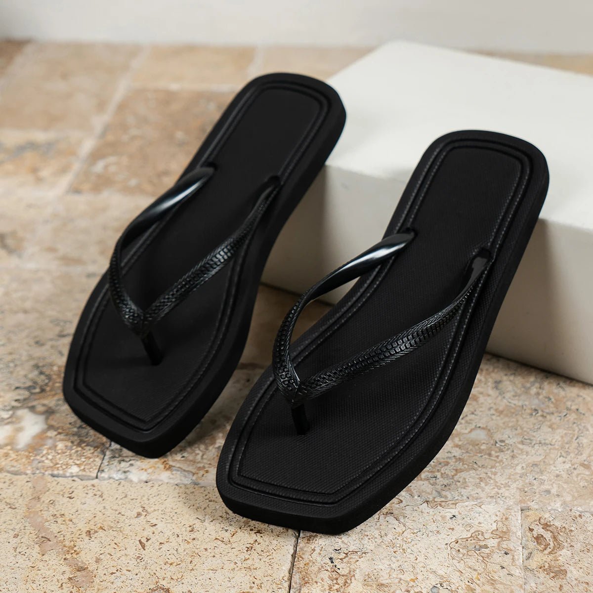 Maya Square Toe EVA Sandals - Women's Fashion Footwear