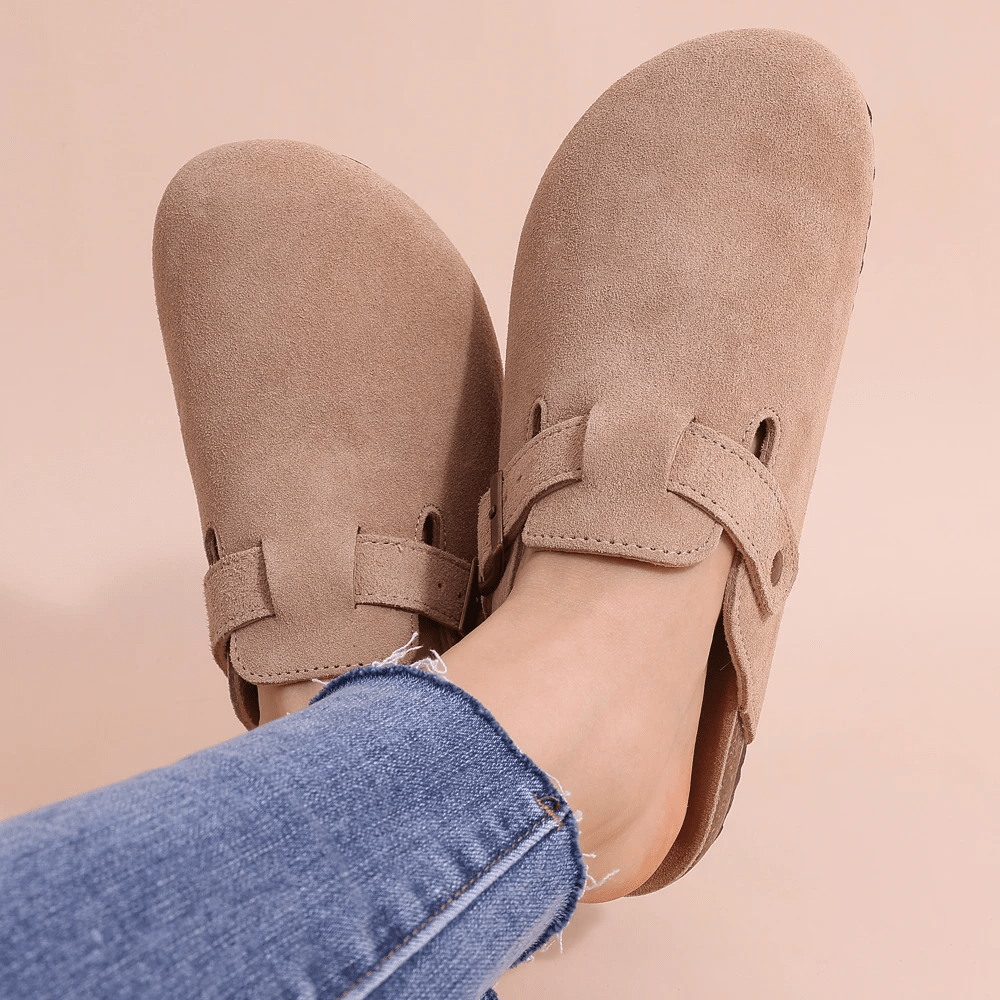 Minerva Adjustable Buckle Slip-On Sandals - Women's Fashion Footwear - Image 3