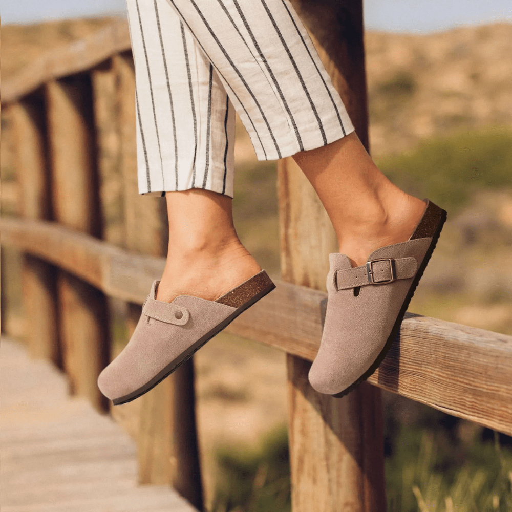 Minerva Adjustable Buckle Slip-On Sandals - Women's Fashion Footwear - Image 4