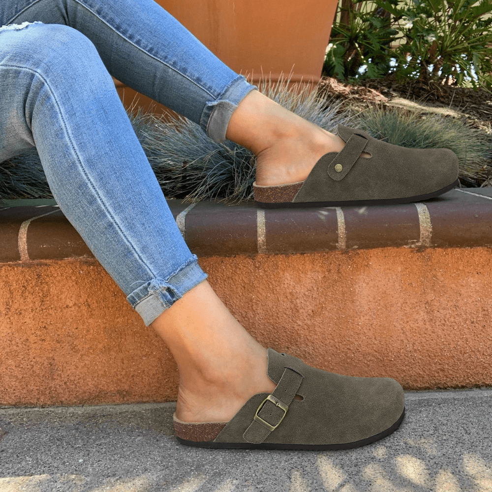 Minerva Adjustable Buckle Slip-On Sandals - Women's Fashion Footwear - Image 7