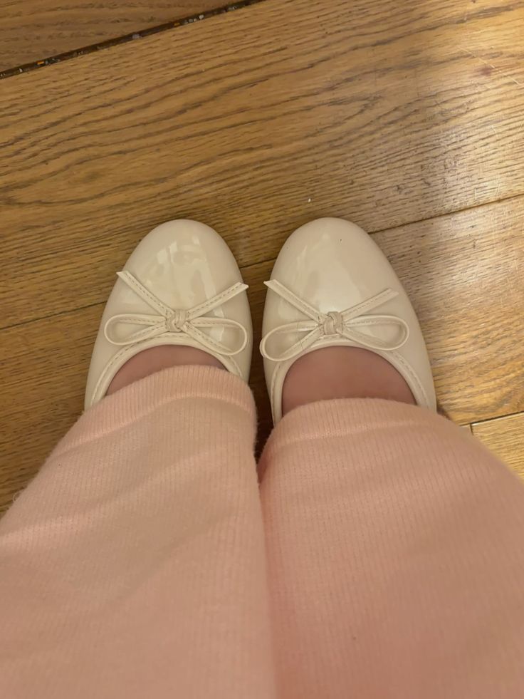 Suzette Bowtie Women's Ballet Flats - Patent Leather Dressy Flats