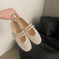 Valerie Buckled Mesh Ballet Flats - Women's Fashion Footwear - Image 6