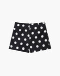 Caroline High Waist Polka Dot Mini Shorts - Women's Casual Shorts