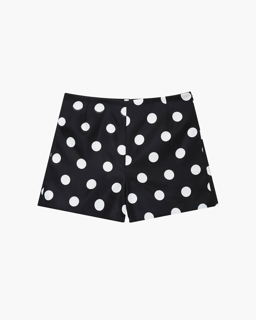 Caroline High Waist Polka Dot Mini Shorts - Women's Casual Shorts