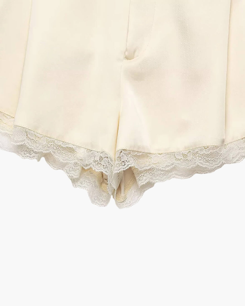 Davina High Waisted Satin Mini Shorts - Women's Casual Shorts - Image 7
