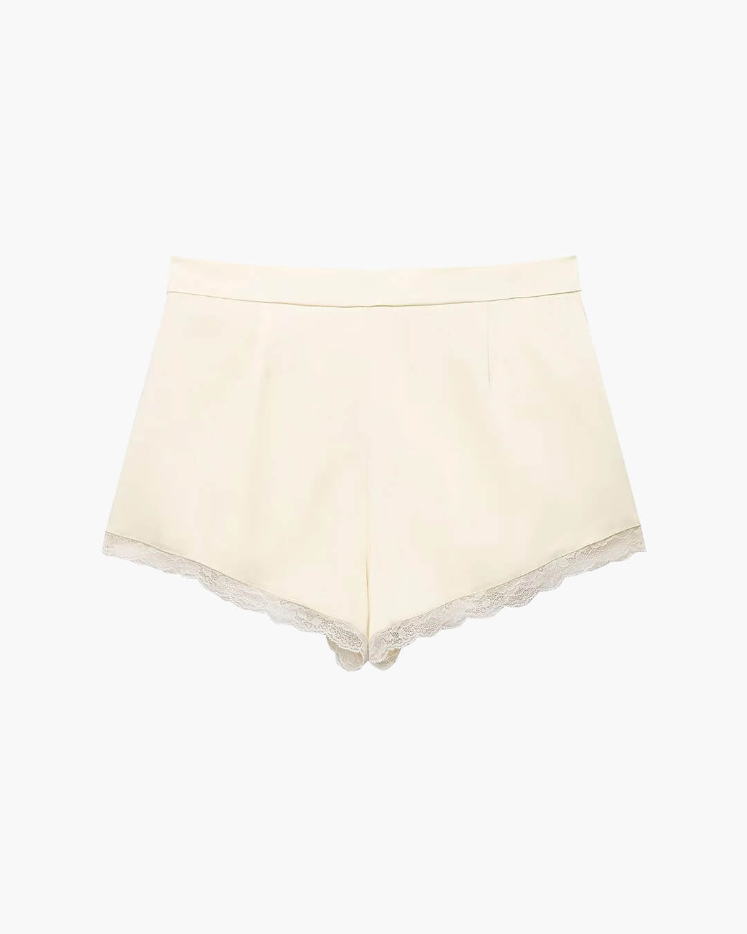Davina High Waisted Satin Mini Shorts - Women's Casual Shorts - Image 6