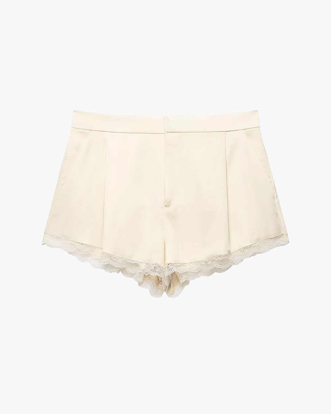 Davina High Waisted Satin Mini Shorts - Women's Casual Shorts - Image 5