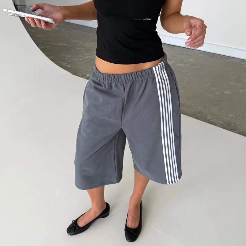 Pixie Vintage Baggy Bermuda Joggers - Women's Casual Shorts