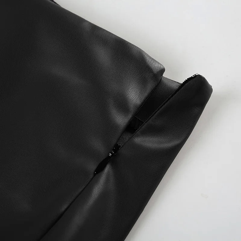 Rhian Hipster Leather Shorts - Women's Casual Shorts - Image 5