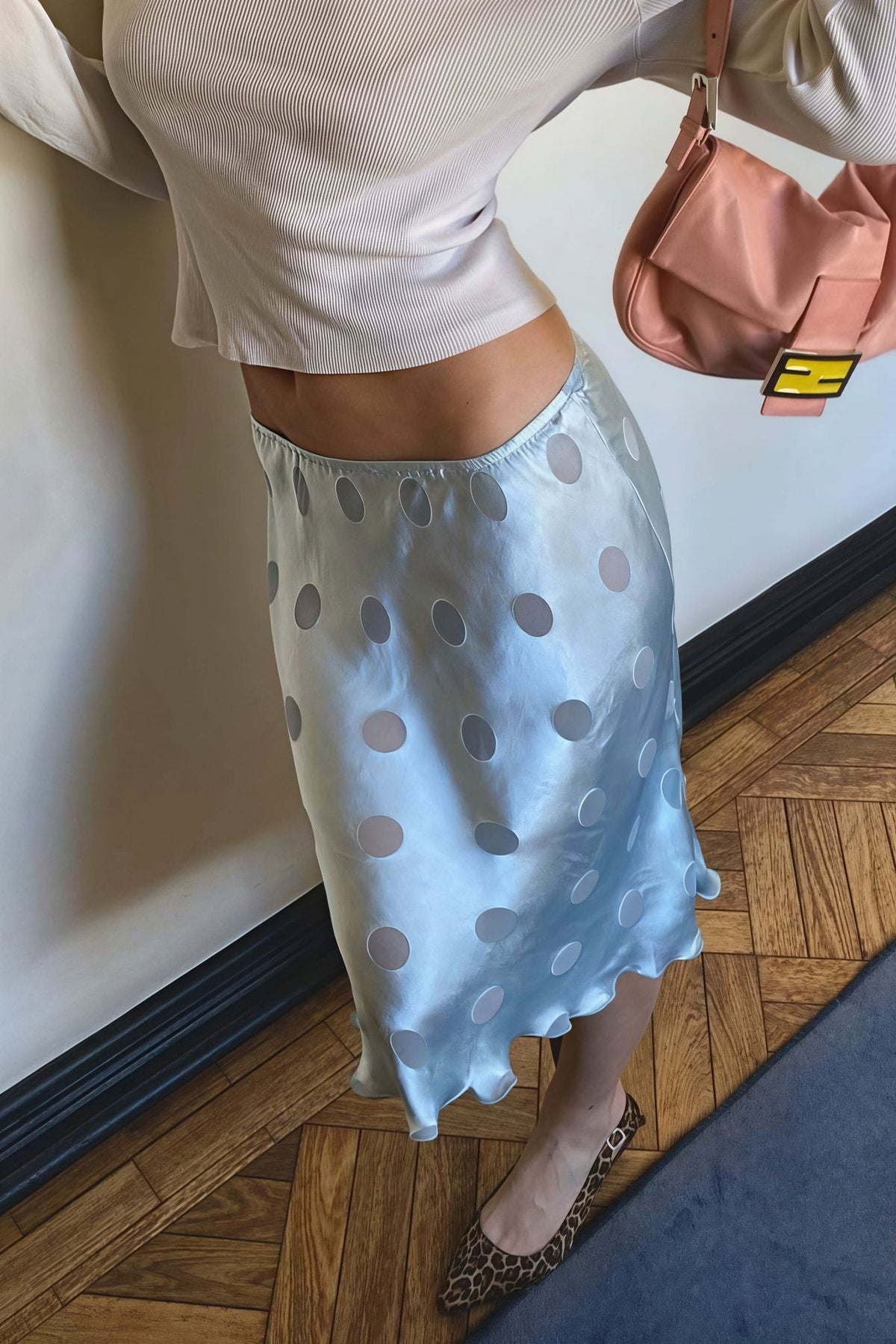 Aislinne Polka Dot Sheer Skirt - Women's Fashion Skirt - Image 4