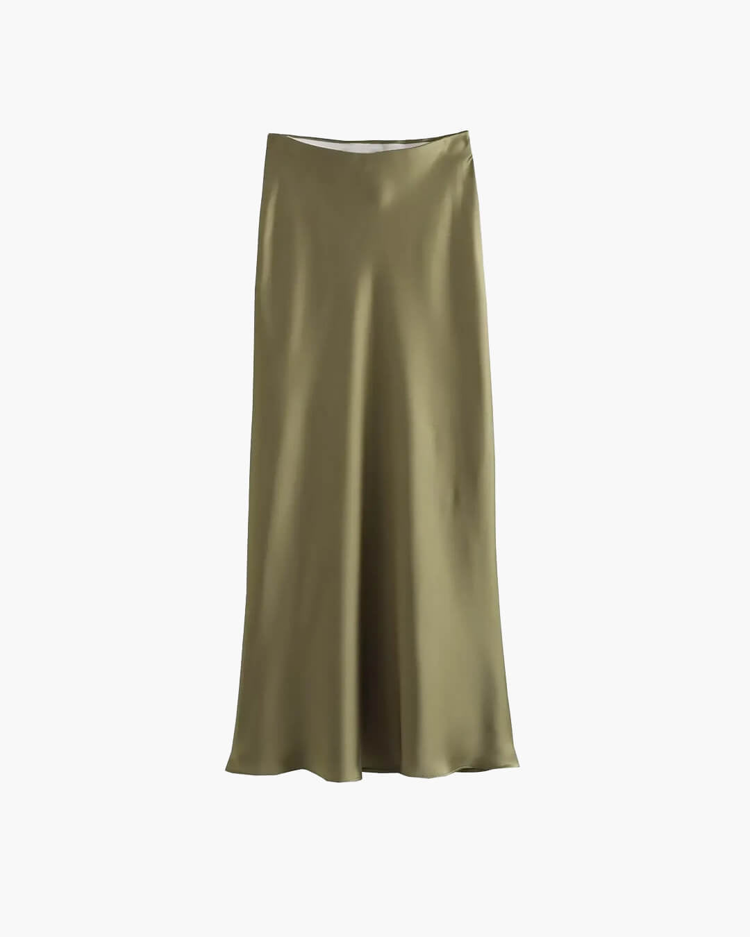 Anais High Waist Black Satin Midi Skirt for Women - Elegant Satin Skirt - Image 5