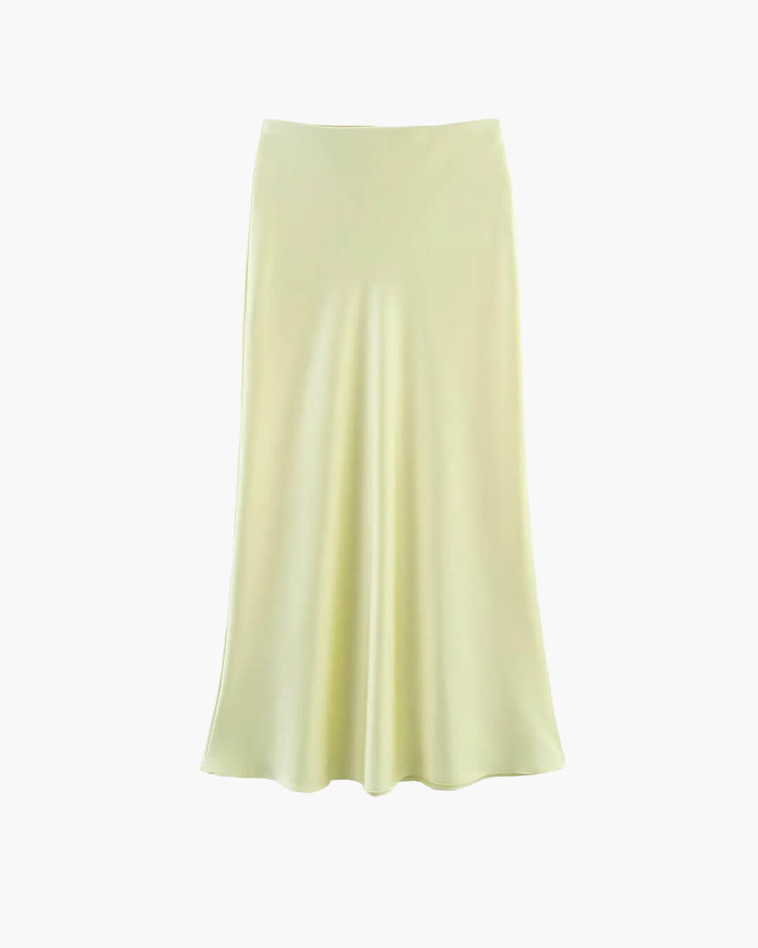 Anais High Waist Black Satin Midi Skirt for Women - Elegant Satin Skirt - Image 10