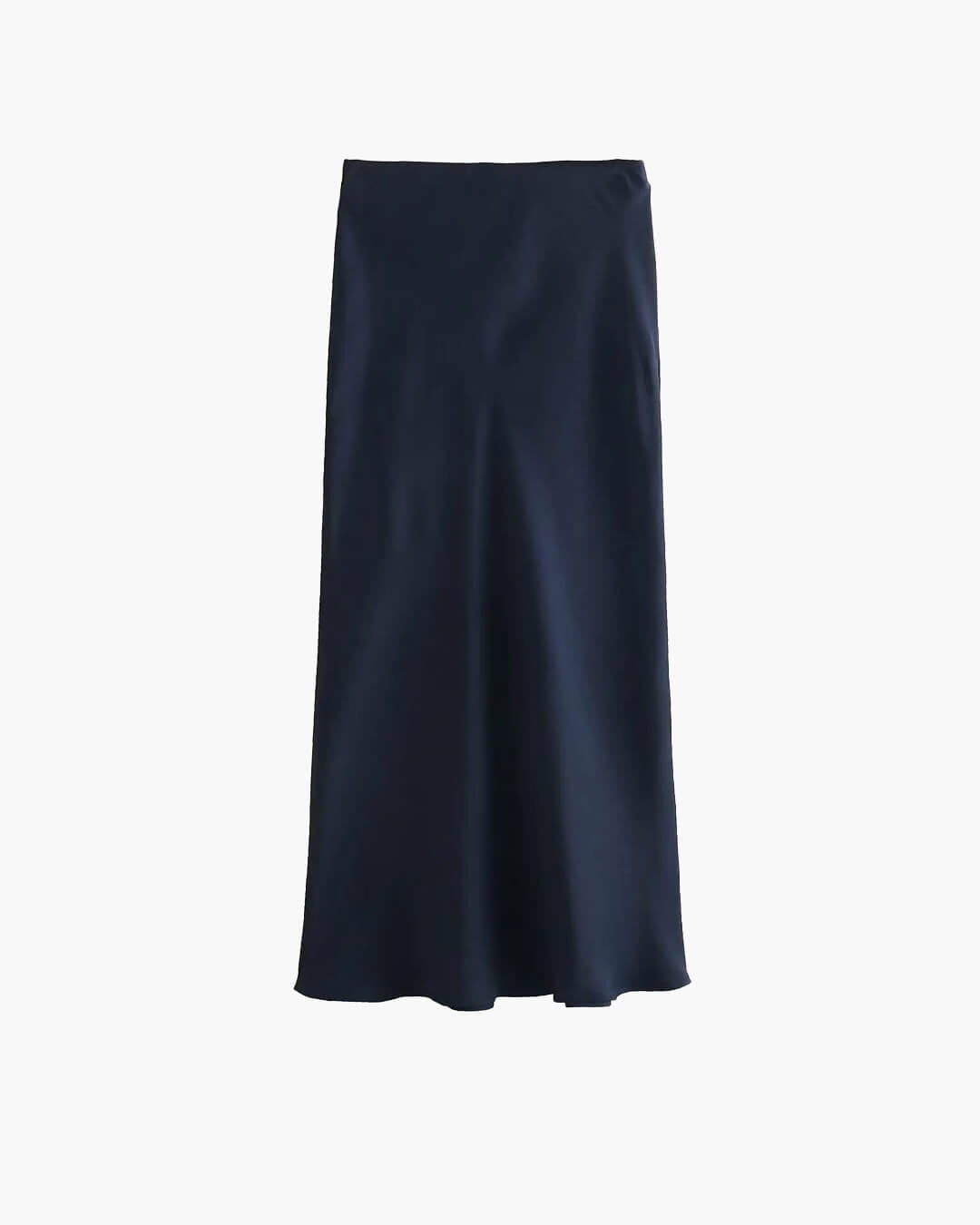 Anais High Waist Black Satin Midi Skirt for Women - Elegant Satin Skirt - Image 7