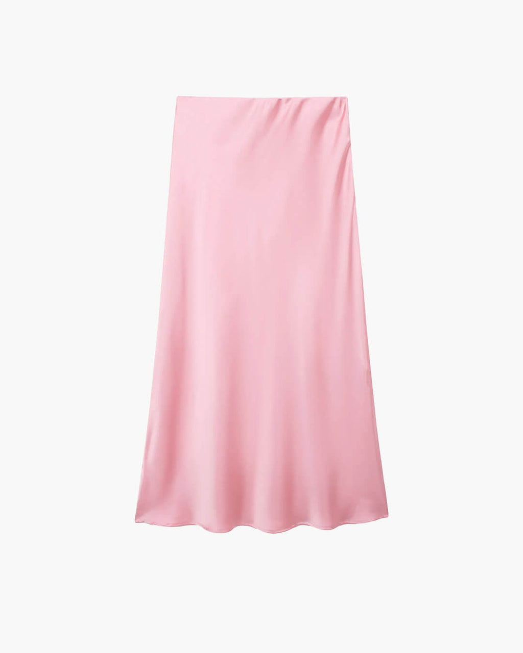 Anais High Waist Black Satin Midi Skirt for Women - Elegant Satin Skirt - Image 9
