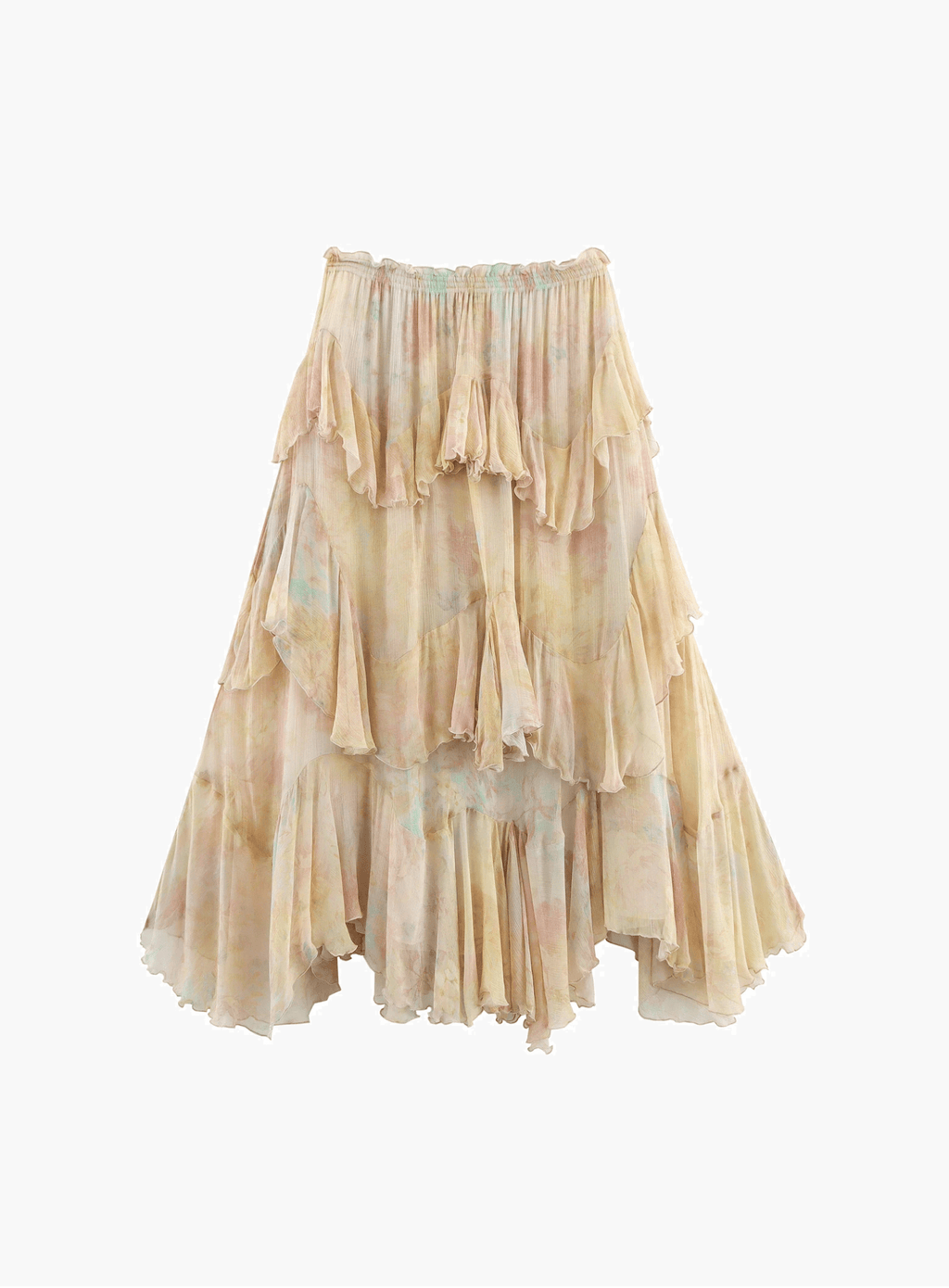 Serena Tiered Boho Maxi Skirt - Women's Fashion Skirt