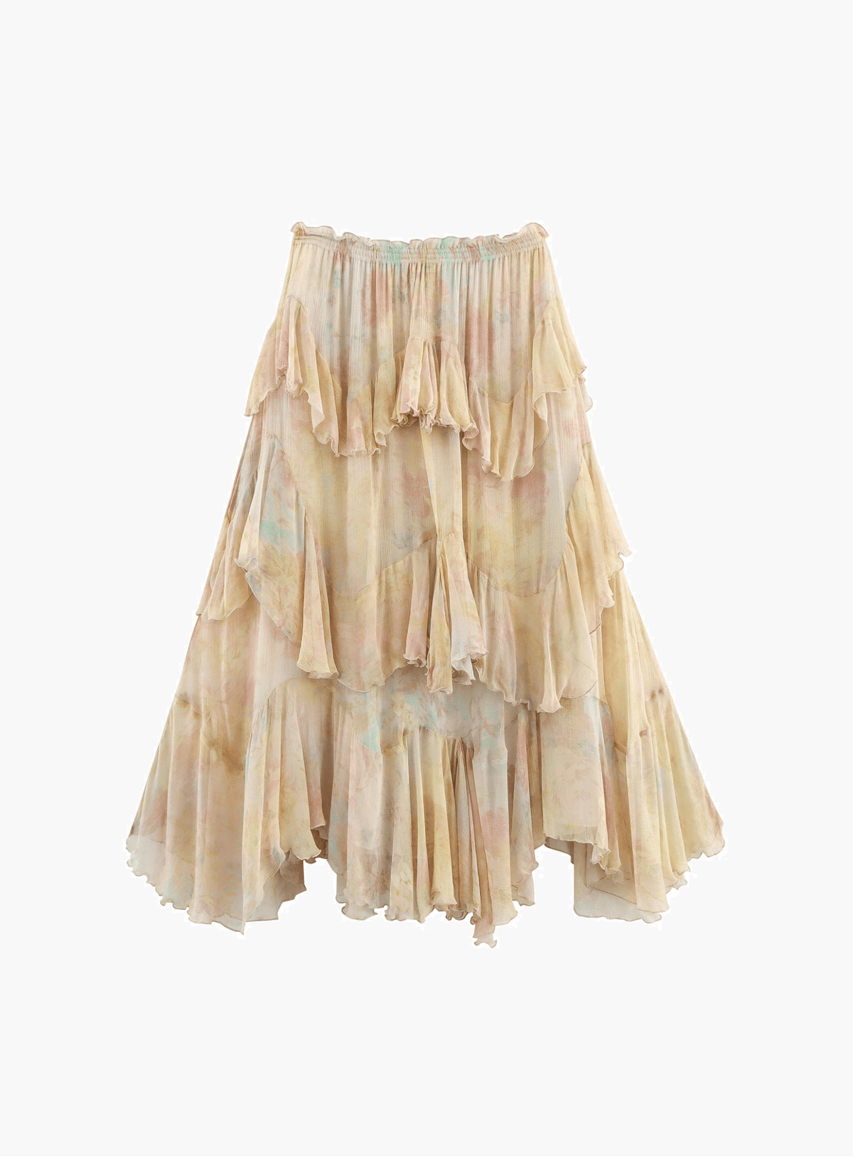 Serena Tiered Boho Maxi Skirt - Women's Fashion Skirt