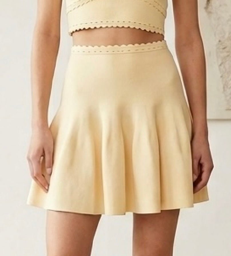 Ruth Ribbed Knit Skirt Set - Women's Coordinated Skirt Outfit - Image 11