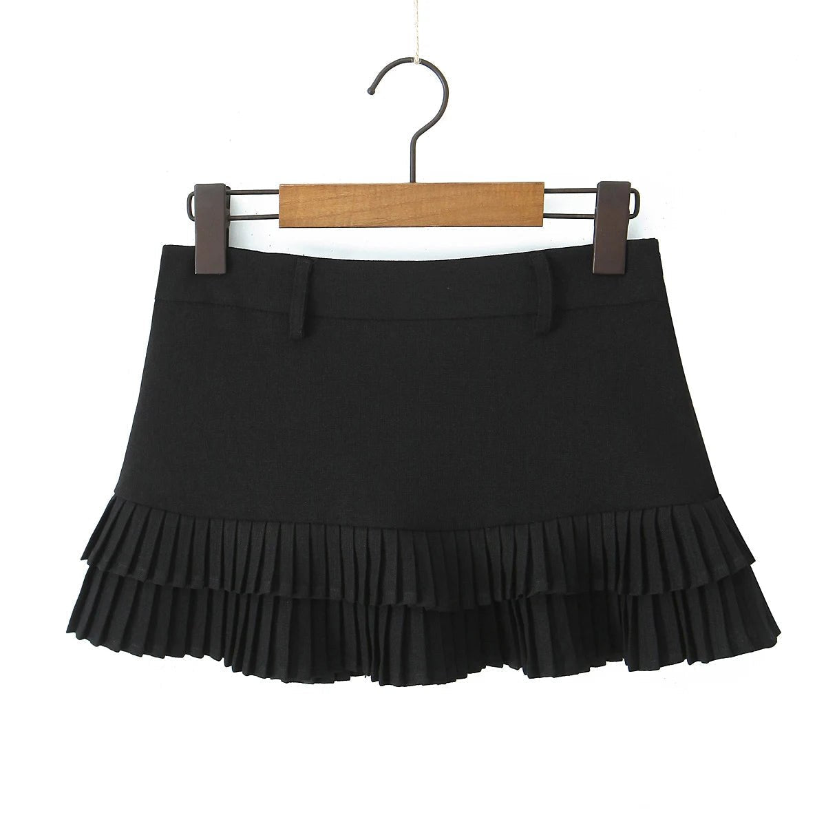 Adarsha Low-Waist Pleated Mini Skirt - Women's Fashion Skirt - Image 8
