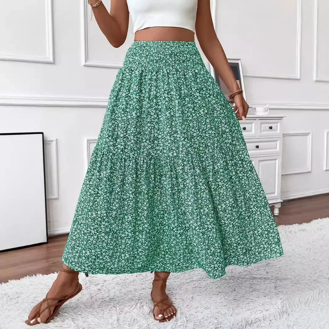 Rivka Boho Floral Maxi Skirt - Women's Fashion Skirt - Image 4