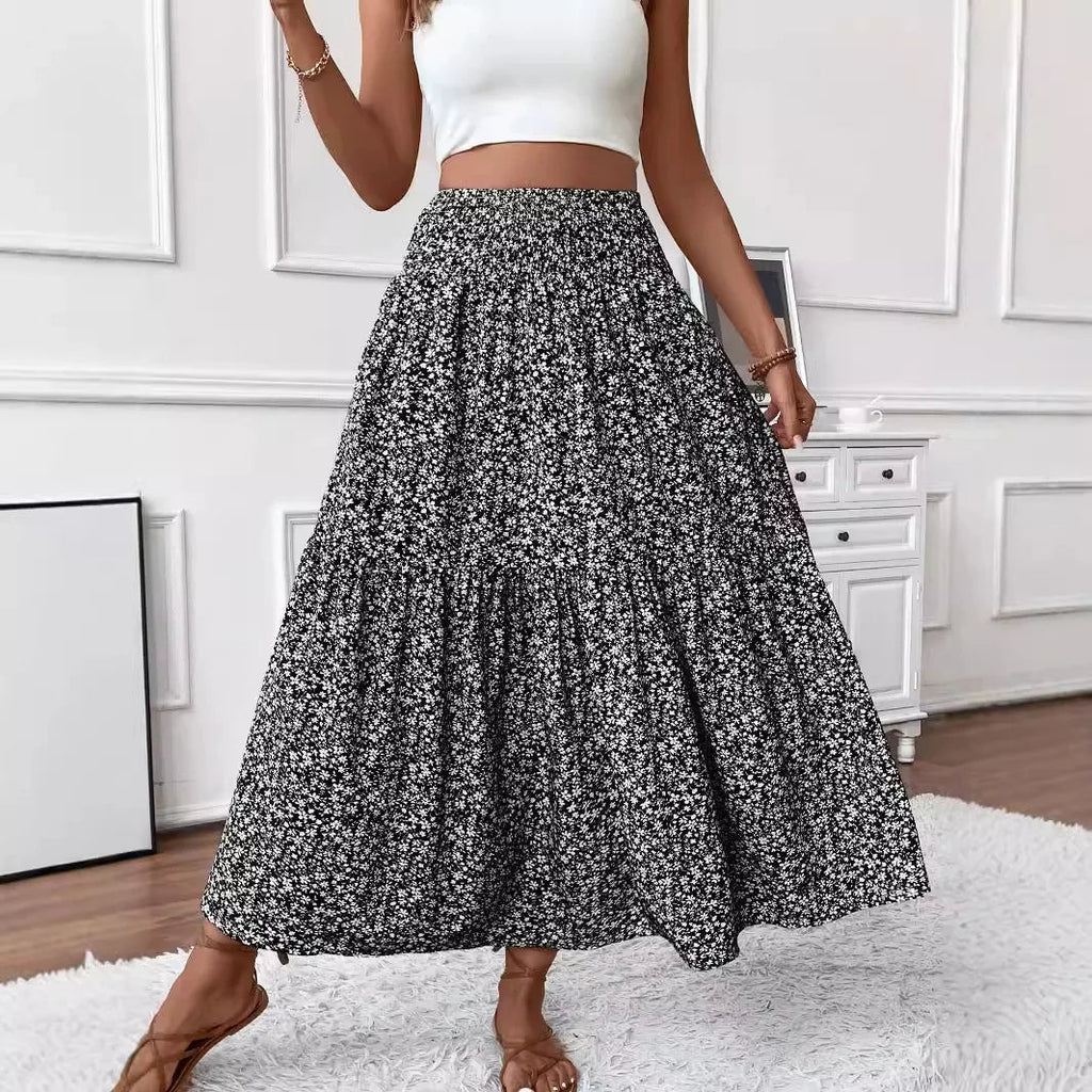 Rivka Boho Floral Maxi Skirt - Women's Fashion Skirt - Image 5