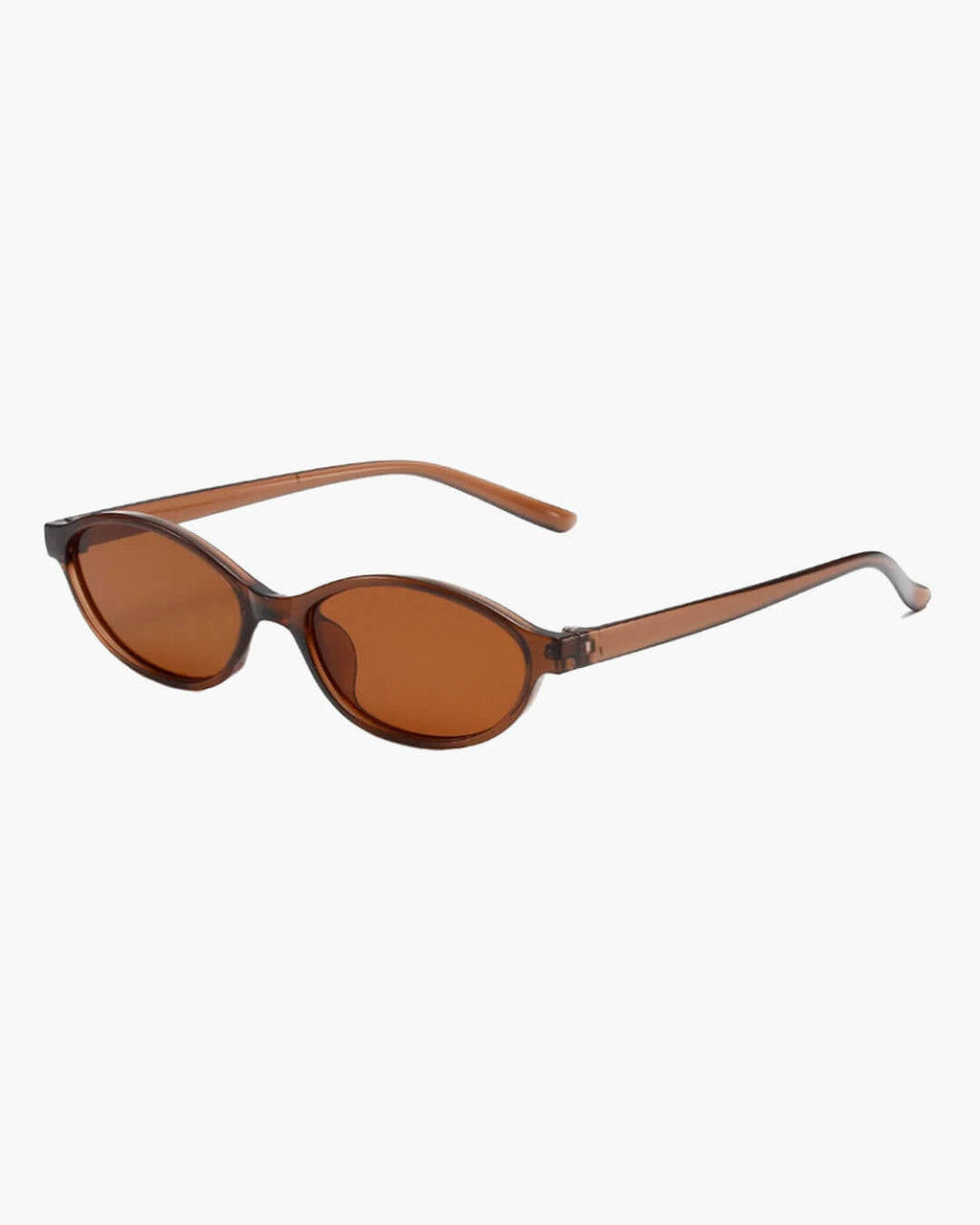 Elena Retro Oval Cat Eye Sunglasses - Small Frame Tortoiseshell, Leopard Tea - Image 4