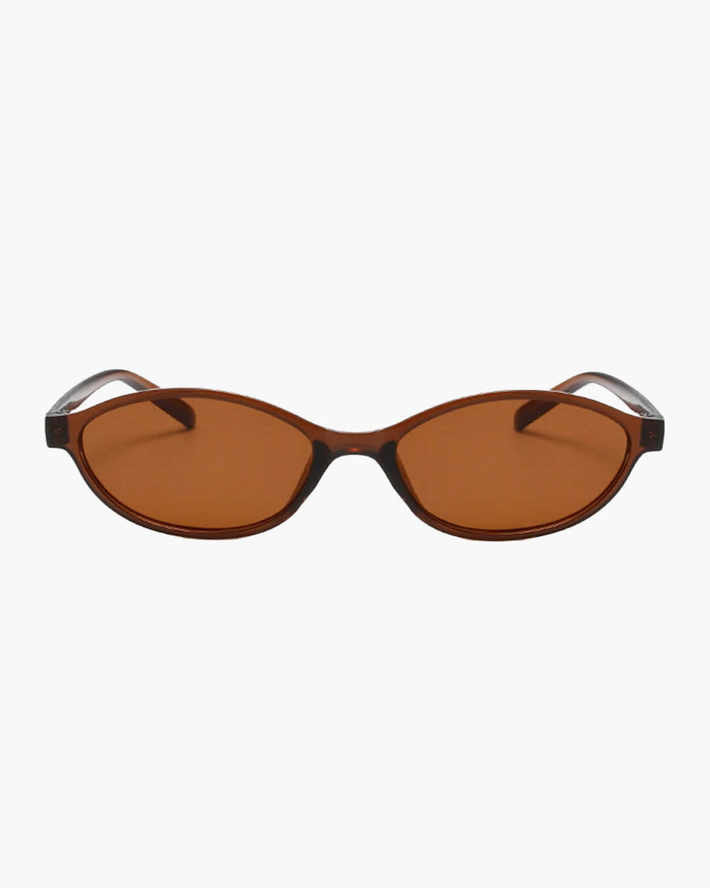 Elena Retro Oval Cat Eye Sunglasses - Small Frame Tortoiseshell, Leopard Tea - Image 3