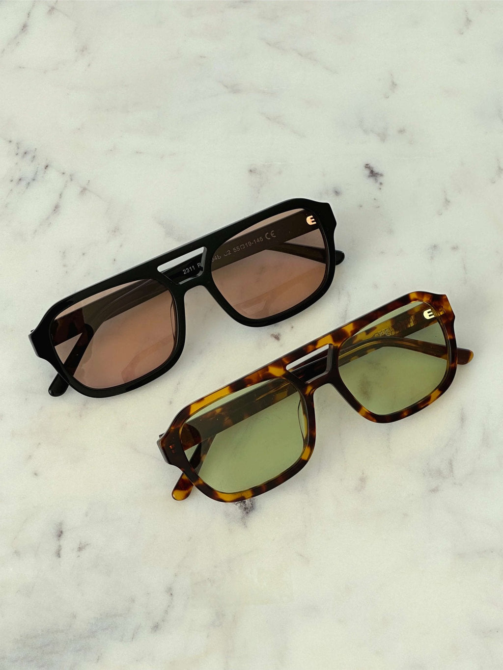 Zahra Vintage Aviator Sunglasses - Cinnamon-Tinted Lenses, Retro '70s Style - Image 5