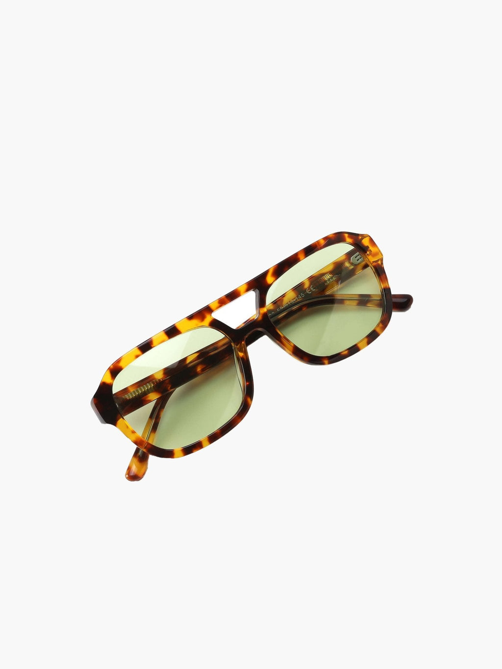 Zahra Vintage Aviator Sunglasses - Cinnamon-Tinted Lenses, Retro '70s Style