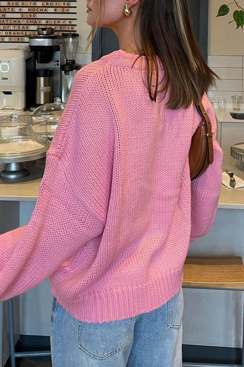 Amanda Crew Neck Layering Sweater - Women's Cozy Knitwear - Image 10