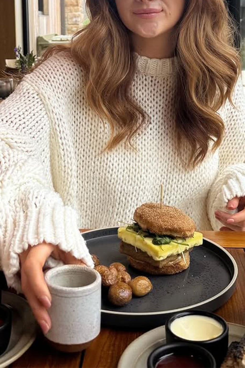 Amanda Crew Neck Layering Sweater - Women's Cozy Knitwear - Image 6