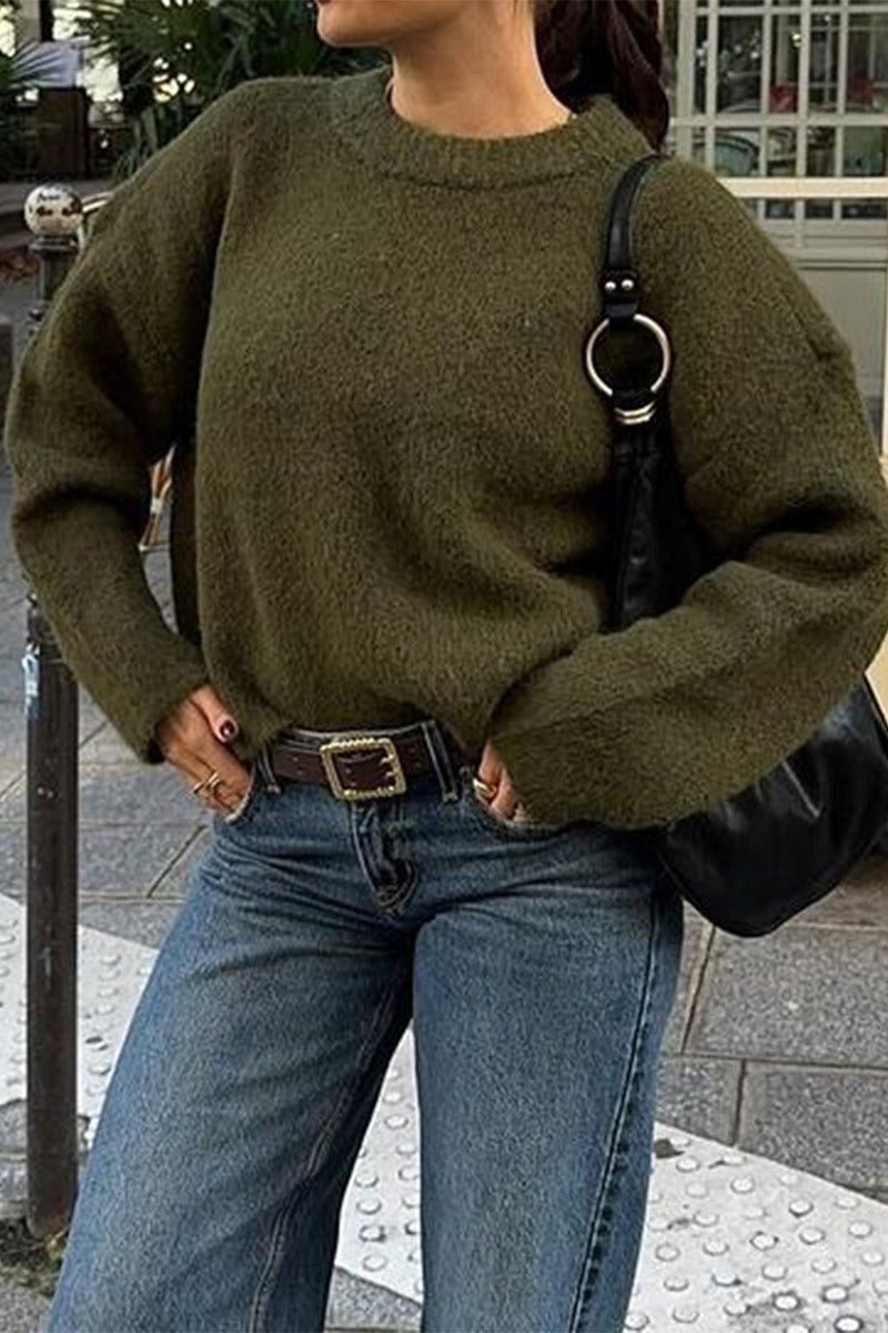 Angela Ribbed Knit Sweater - Women's Cozy Knitwear - Image 4