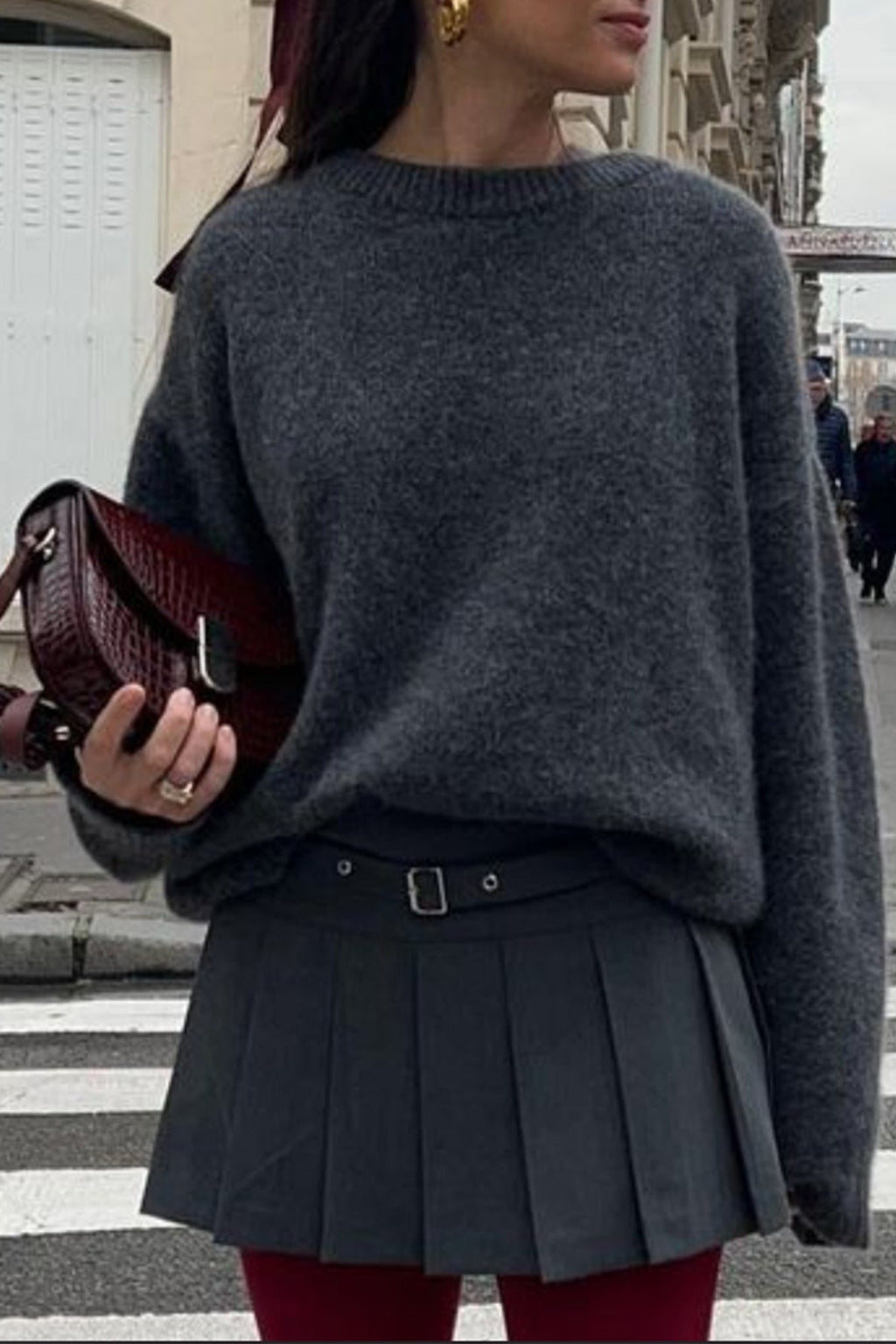 Angela Ribbed Knit Sweater - Women's Cozy Knitwear - Image 3