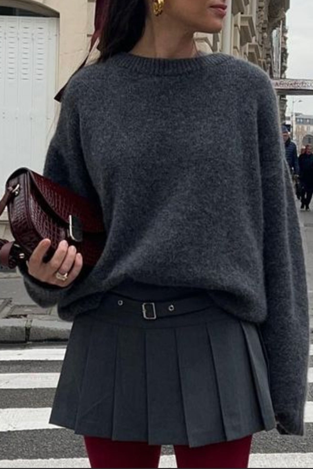 Angela Ribbed Knit Sweater - Women's Cozy Knitwear - Image 3