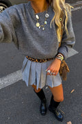 Angela Ribbed Knit Sweater - Women's Cozy Knitwear