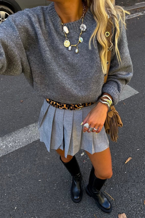 Angela Ribbed Knit Sweater - Women's Cozy Knitwear