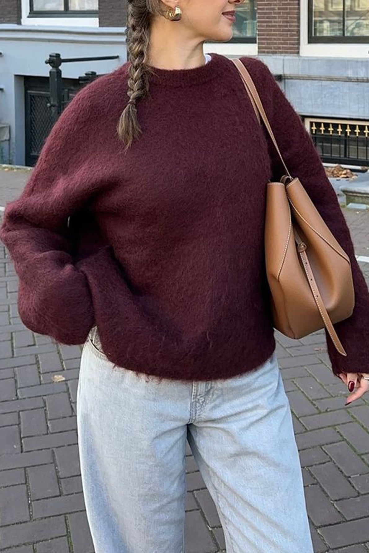 Angela Ribbed Knit Sweater - Women's Cozy Knitwear - Image 10