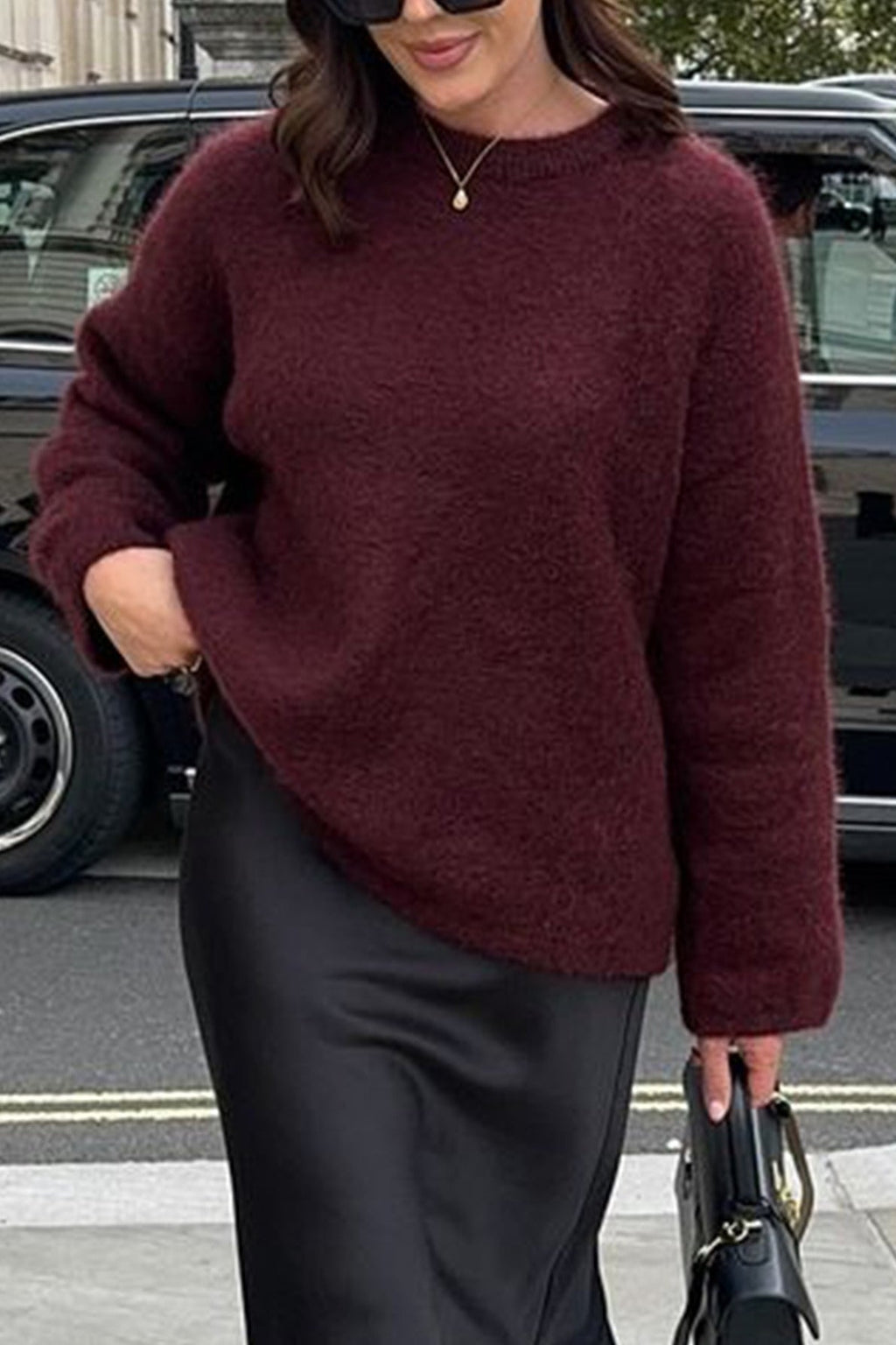 Angela Ribbed Knit Sweater - Women's Cozy Knitwear - Image 8