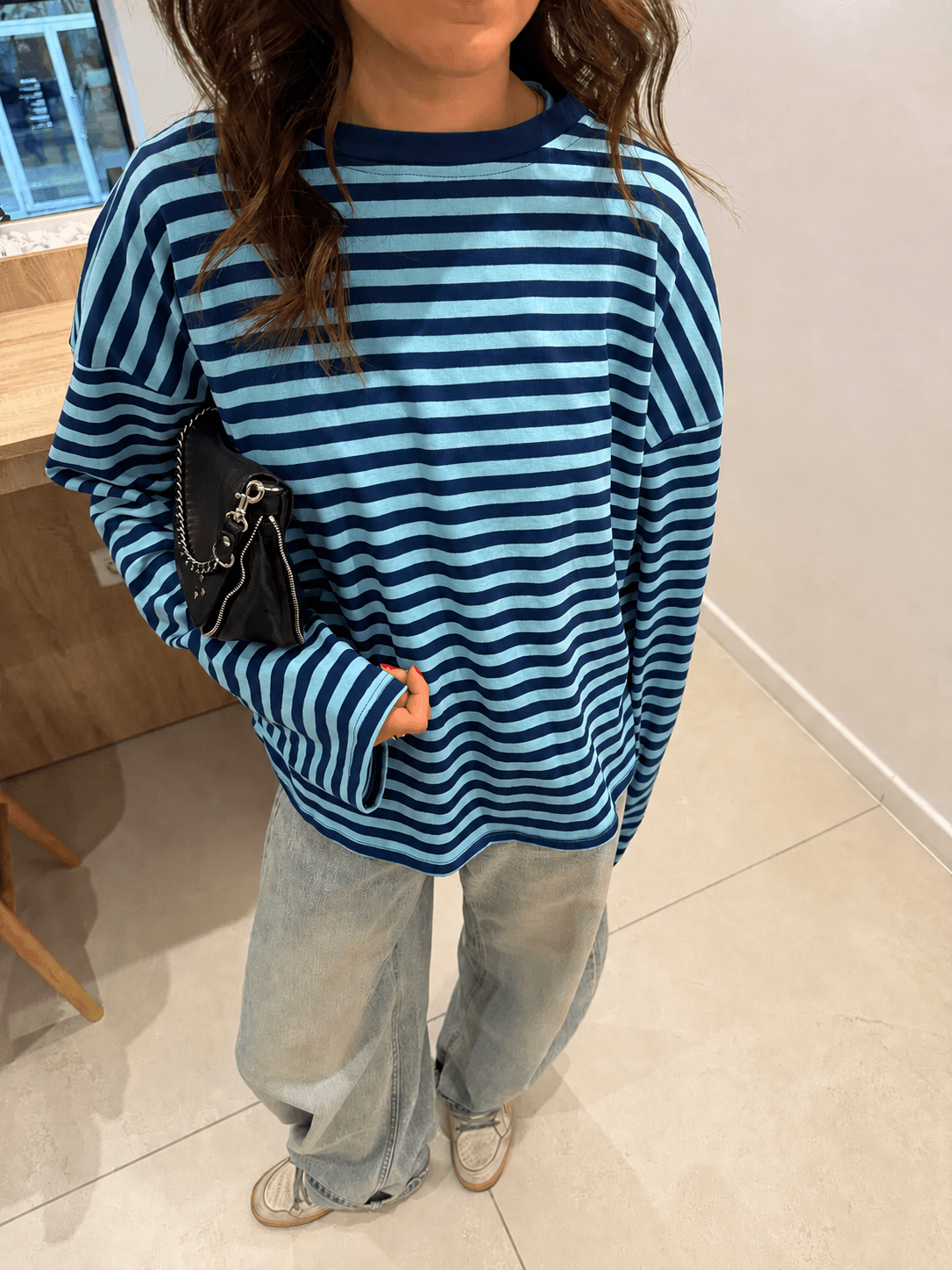 Vivien Striped Oversized Knit Sweater - Women's Cozy Knitwear - Image 25