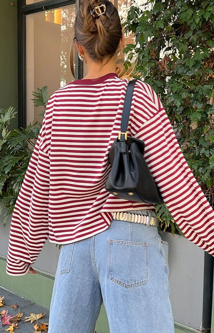 Vivien Striped Oversized Knit Sweater - Women's Cozy Knitwear - Image 24