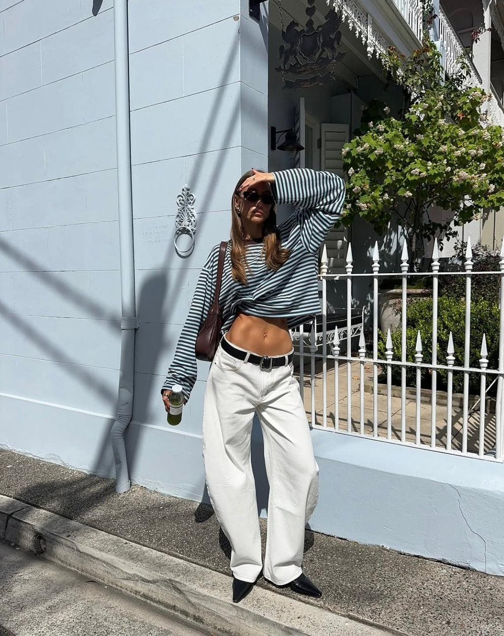Vivien Striped Oversized Knit Sweater - Women's Cozy Knitwear - Image 6